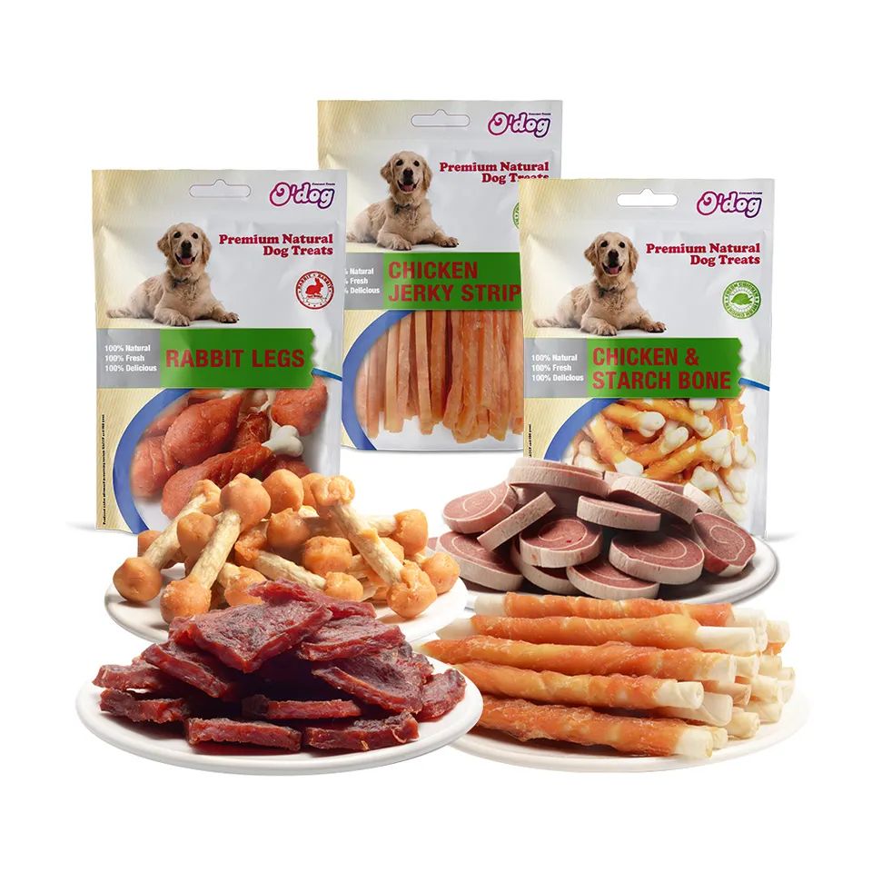 Proteinina ambony ambany tavy Duck Strips Natural Dog Treat