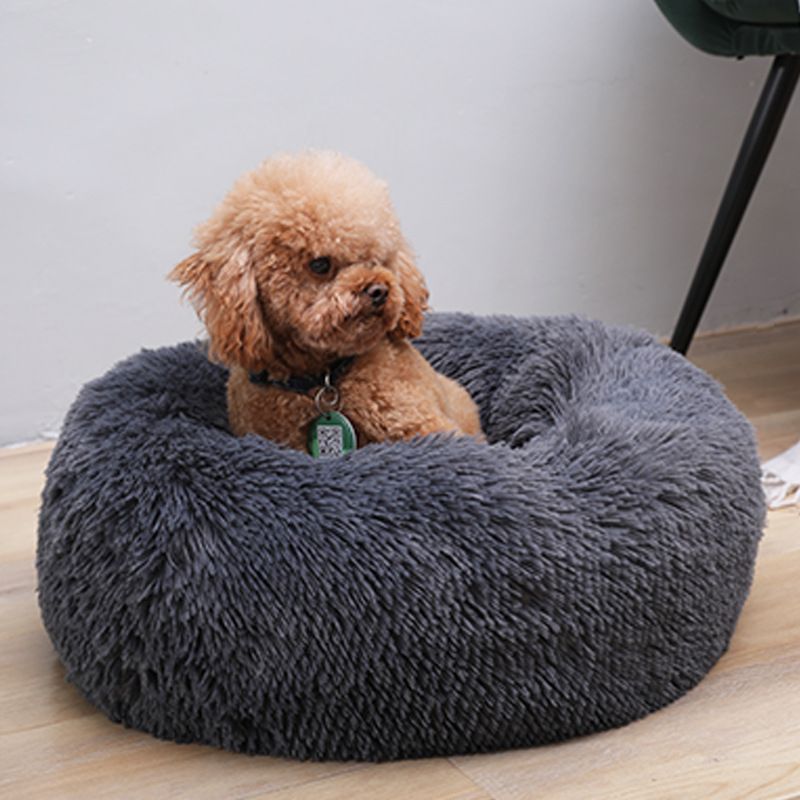 Fitaovam-biby fiompiana Circular Plush Winter Dog Kennel